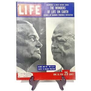 Life Magazine June 30 1958 GOP Fights to Regain Prestige Adams and Ike